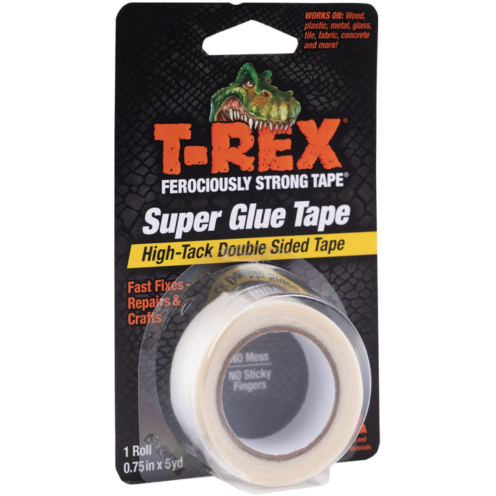 Image of Duck® Tape,SuperGlue,Double-sided,3/4"x5yards,White