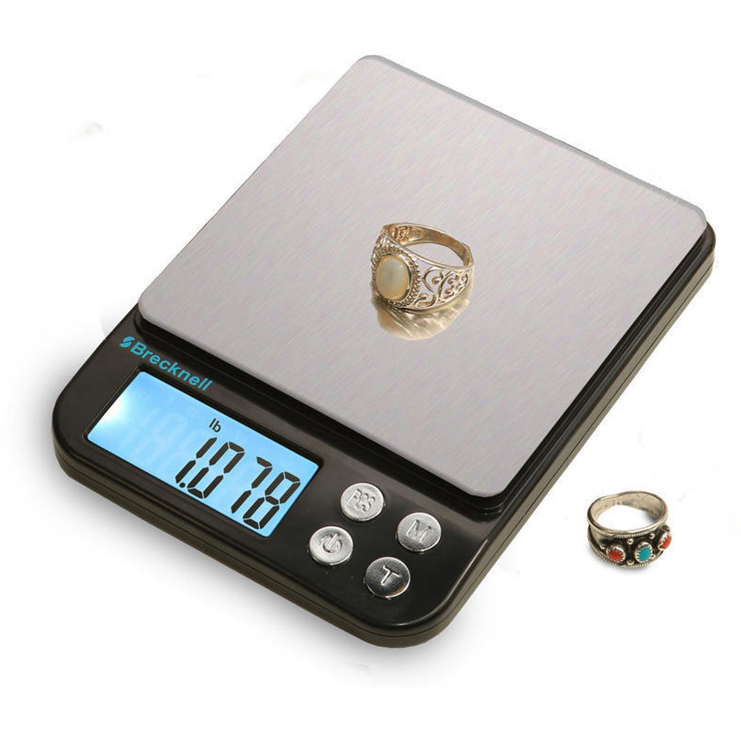 Image of Brecknell Scale,Balance,LCD,500g Cap, 4"x5-1/2"x4/5",SR/BK