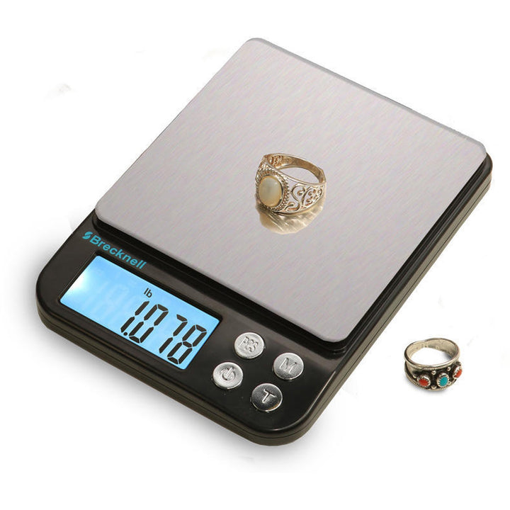 Image of Brecknell Scale,Balance,LCD,500g Cap, 4"x5-1/2"x4/5",SR/BK