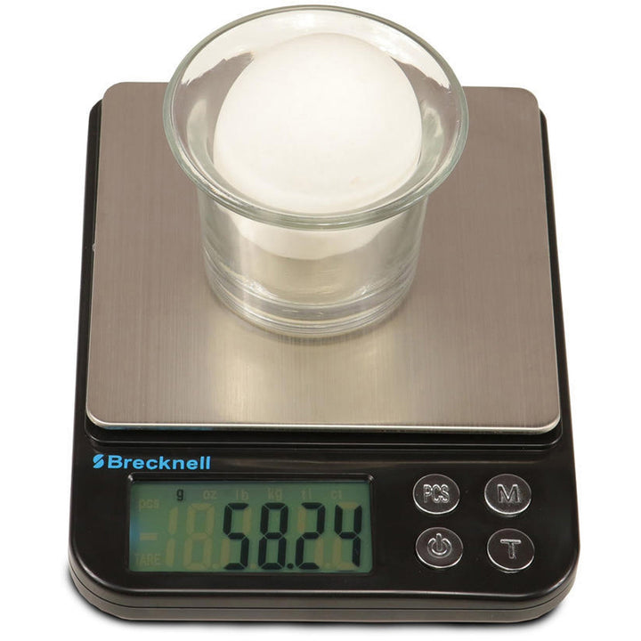 Image of Brecknell Scale,Balance,LCD,500g Cap, 4"x5-1/2"x4/5",SR/BK