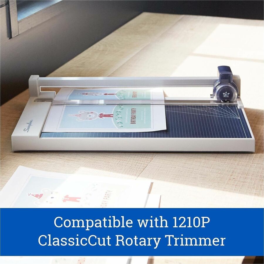 Image of Swingline 10008RRB ClassicCut Bypass Trimmer Replacement Blade, Blue, 1 Each