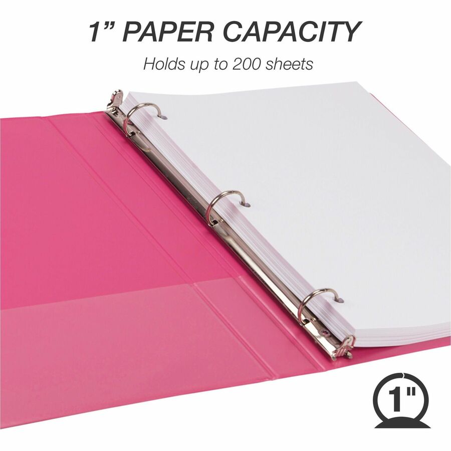 Image of Samsill® Binder,EarthChoice,View,Round,1" Cap,Letter-size,4/PK,AST