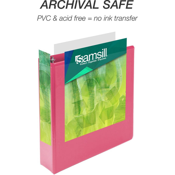 Image of Samsill® Binder,EarthChoice,View,Round,2" Cap,Letter-size,4/PK,AST