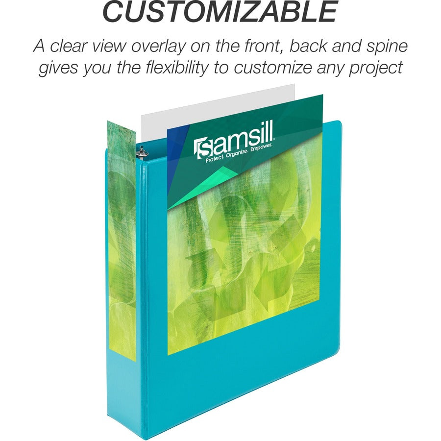 Image of Samsill® Binder,EarthChoice,View,Round,2" Cap,Letter-size,4/PK,AST