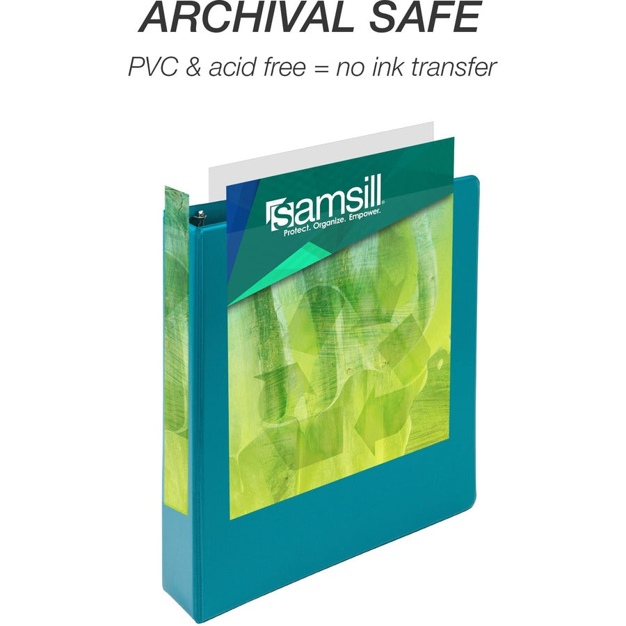 Image of Samsill® Binder,EarthChoice,View,Round,1-1/2"Cap,Ltr-size,4/PK,AST