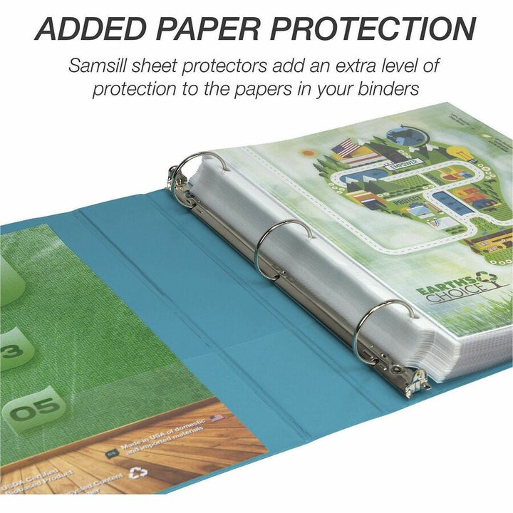 Image of Samsill® Binder,EarthChoice,View,Round,1-1/2"Cap,Ltr-size,4/PK,AST
