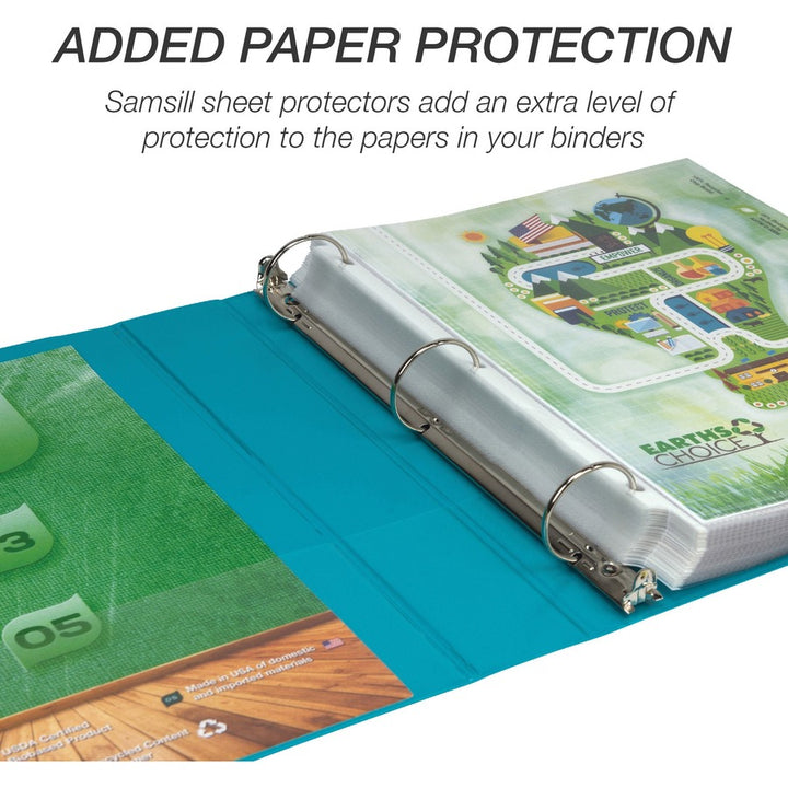 Image of Samsill® Binder,EarthChoice,View,Round,1-1/2"Cap,Ltr-size,4/PK,AST