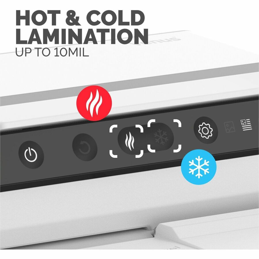Image of Fellowes® Venus 125 Laminator, 6 Rollers, 12.5 Max Document Width, 10 mil Max Document Thickness