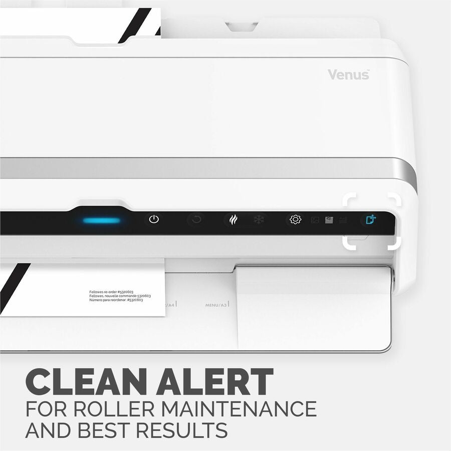 Image of Fellowes® Venus 125 Laminator, 6 Rollers, 12.5 Max Document Width, 10 mil Max Document Thickness