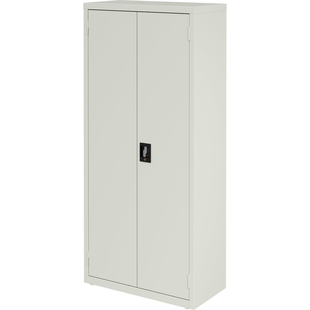 Image of Lorell Storage Cabinet,4 Shelves,180 lb/Shelf,30"x15"x66",Light GY