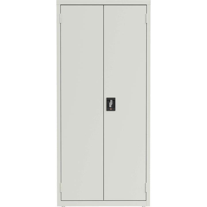 Image of Lorell Storage Cabinet,4 Shelves,180 lb/Shelf,30"x15"x66",Light GY