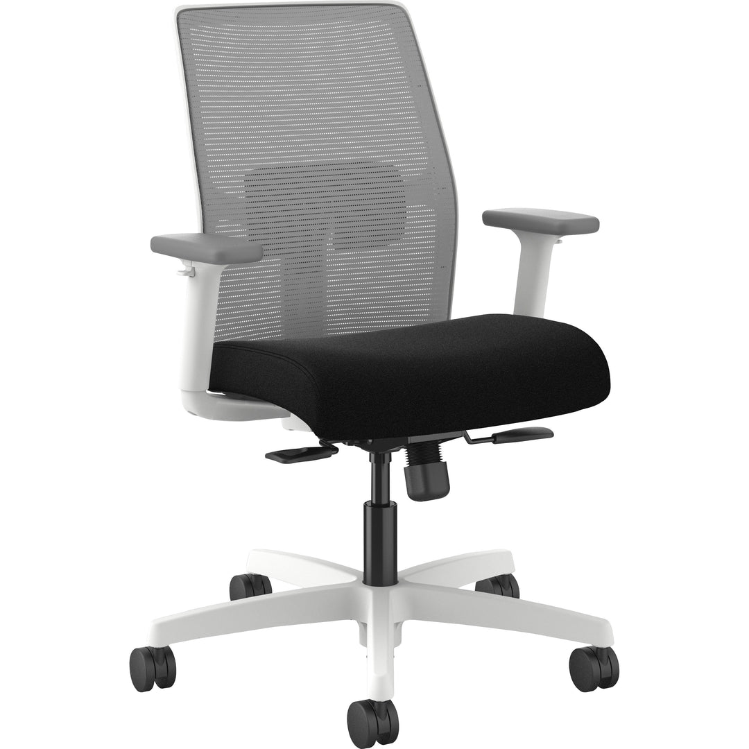 Image of HON® Task Chair,26"x22"x40-1/2",Fog Mesh Back/BK Seat/WE Frame