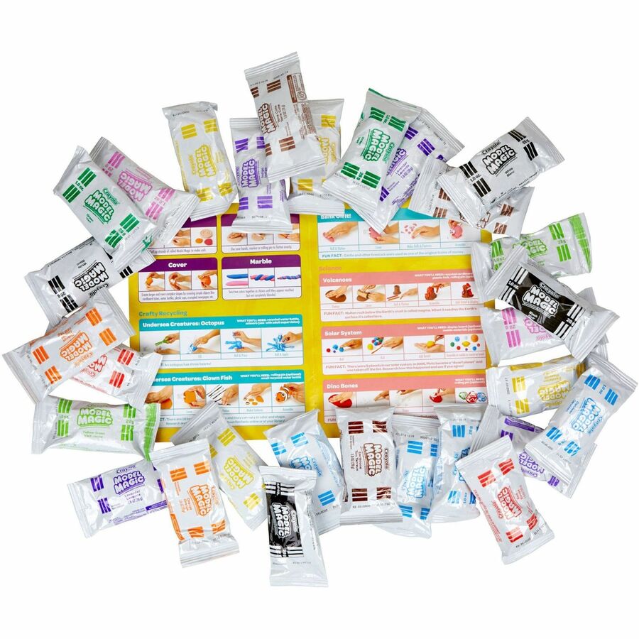 Image of Crayola® Modeling Clay, 15 colors, 1oz Bags, 30/PK, AST