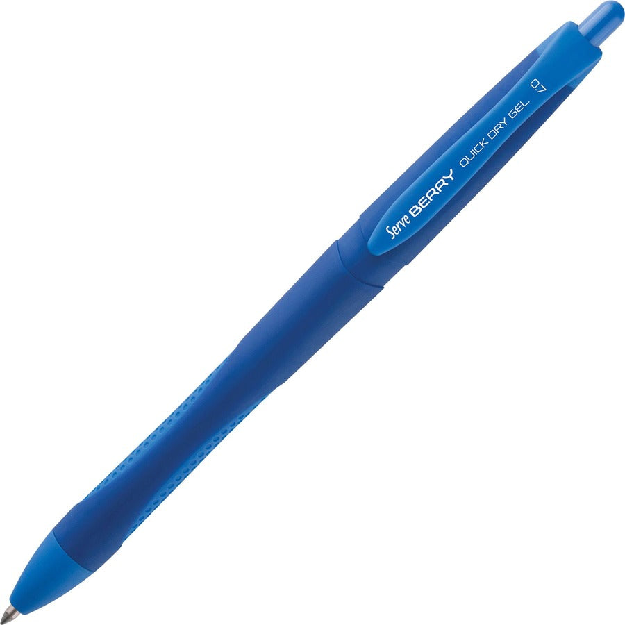 Image of So-Mine BRGEL07B6KRA Serve Berry Quick Dry Retract Gel Ink Pen