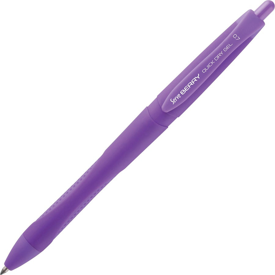 Image of So-Mine BRGEL07B6KRA Serve Berry Quick Dry Retract Gel Ink Pen
