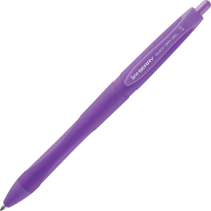 Image of So-Mine BRGEL07B6KRA Serve Berry Quick Dry Retract Gel Ink Pen