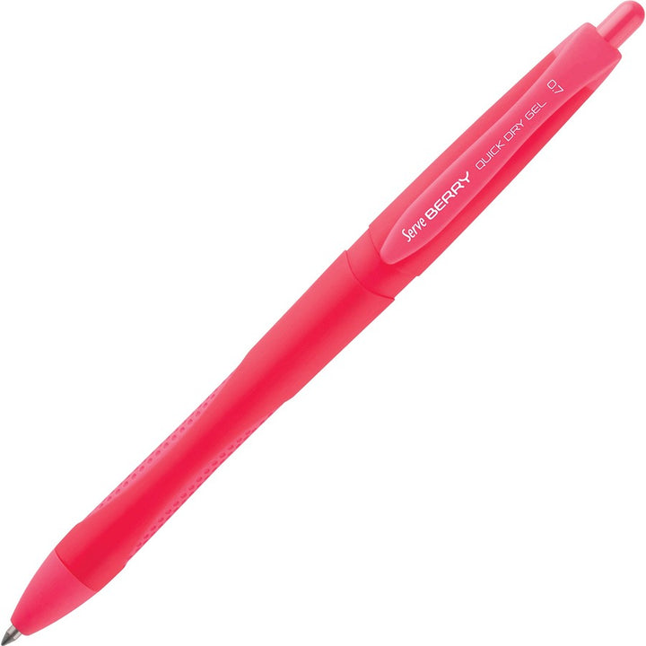 Image of So-Mine BRGEL07B6KRA Serve Berry Quick Dry Retract Gel Ink Pen