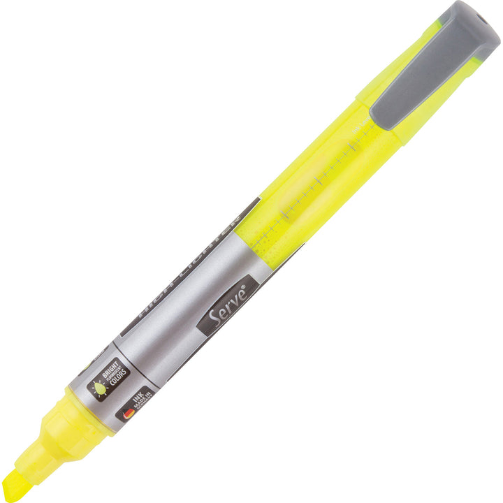 Image of Serve LKTFB4KRPA Jumbo Liquid Highlighters, Fluorescent Assorted Ink, Pigment-based, Liquid, 4 / Set