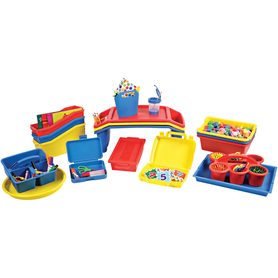 Image of Deflecto 39501RED Antimicrobial Kids Mini Tote