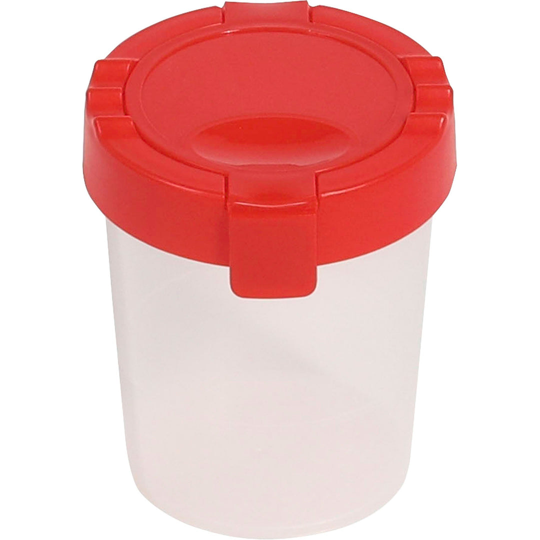 Image of Deflecto 39515RED Antimicrobial Kids No Spill Paint Cup Red