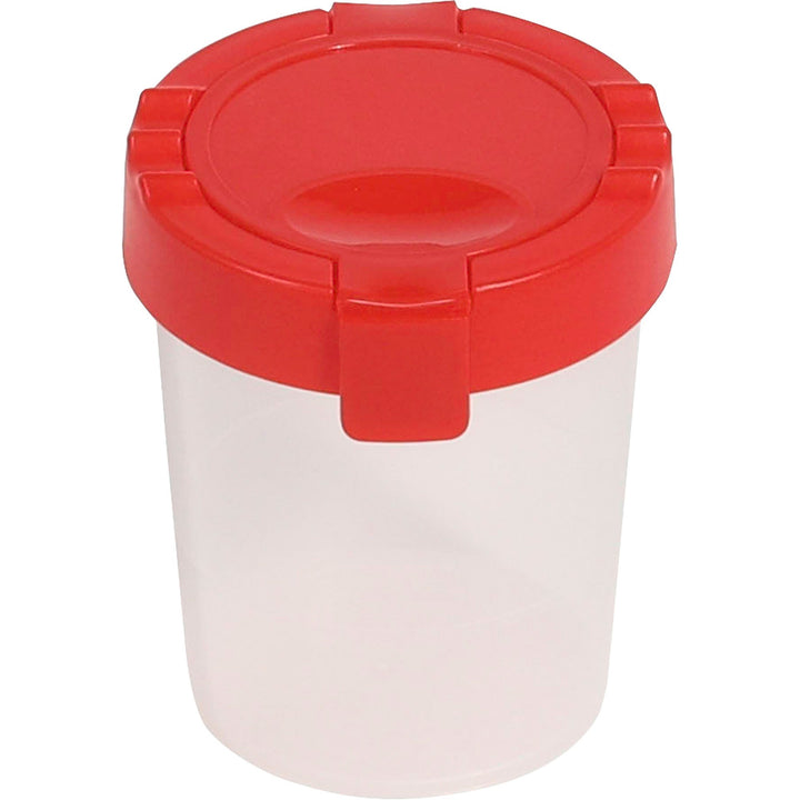 Image of Deflecto 39515RED Antimicrobial Kids No Spill Paint Cup Red