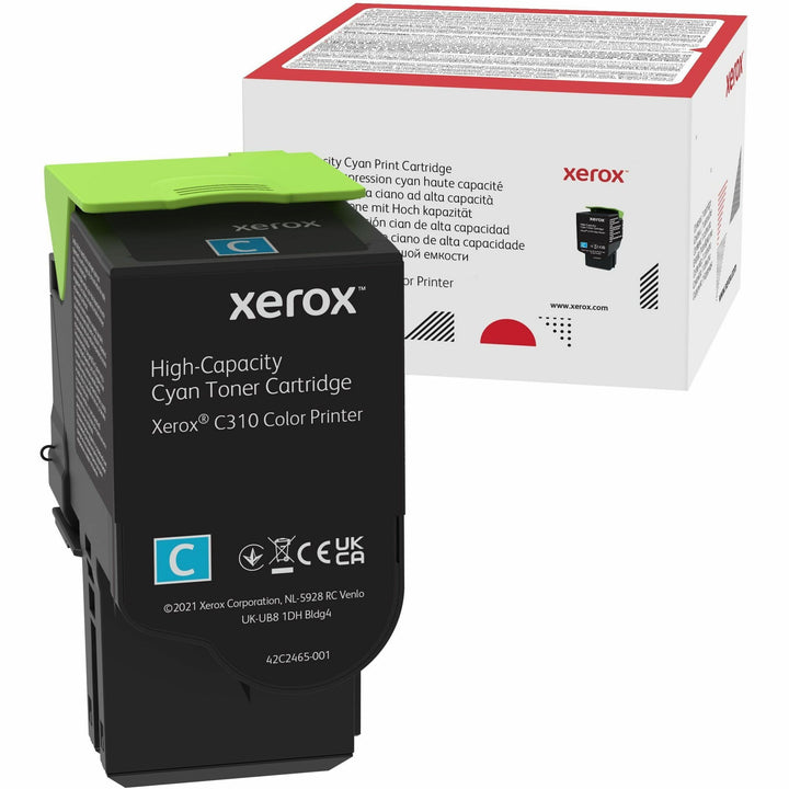 Image of Xerox® 006R04365 High-Yield Toner, 5,500 Page-Yield, Cyan