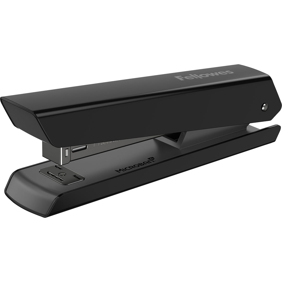 Image of Fellowes® LX820 Classic Full Strip Stapler with Antimicrobial Protection, 20-Sheet Capacity, Black