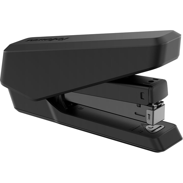 Image of Fellowes® LX850 EasyPress Full Strip Stapler with Antimicrobial Protection, 25-Sheet Capacity, Black