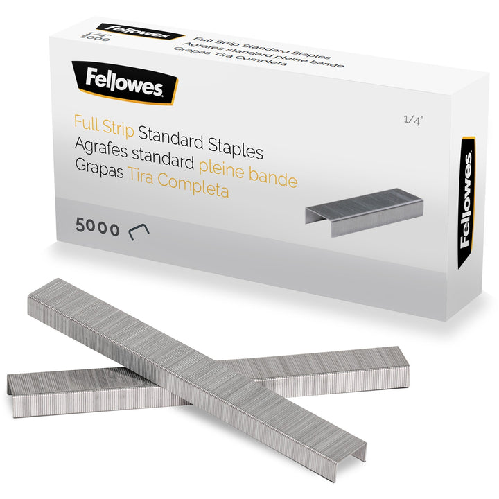 Image of Fellowes® Staples, Full-Strip, f/Standard Staplers, 5000/PK, SR