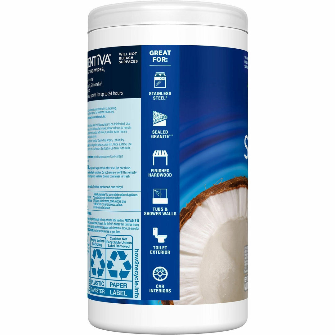 Image of Clorox® Wipes,Disinfecting,Pacific Breeze&Coconut,75/Tub,WE