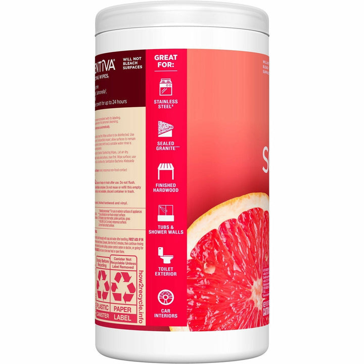 Image of Clorox® Wipes,Disinfecting,Tahitian Grapefruit Splash,75/Tub,WE