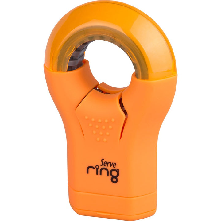Image of Serve RING8KTKR Ring Eraser & Sharpener, Plastic, Multicolor, 1 Each