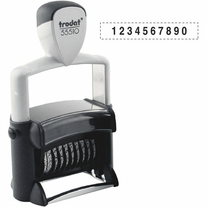 Image of Trodat® Dater, 10-Digit Stamp, Self Inking, Black