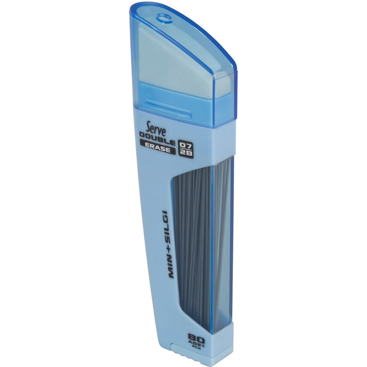 Image of Serve DSMGM07 Double Erase Leads & Eraser, Blue, 1 Each, Double-sided, Smudge-free, Dust-free, Streak-free