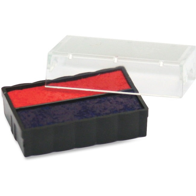 Image of Trodat® Replacement Pad, f/E4850L Micro Date Stamp, Blue/Red