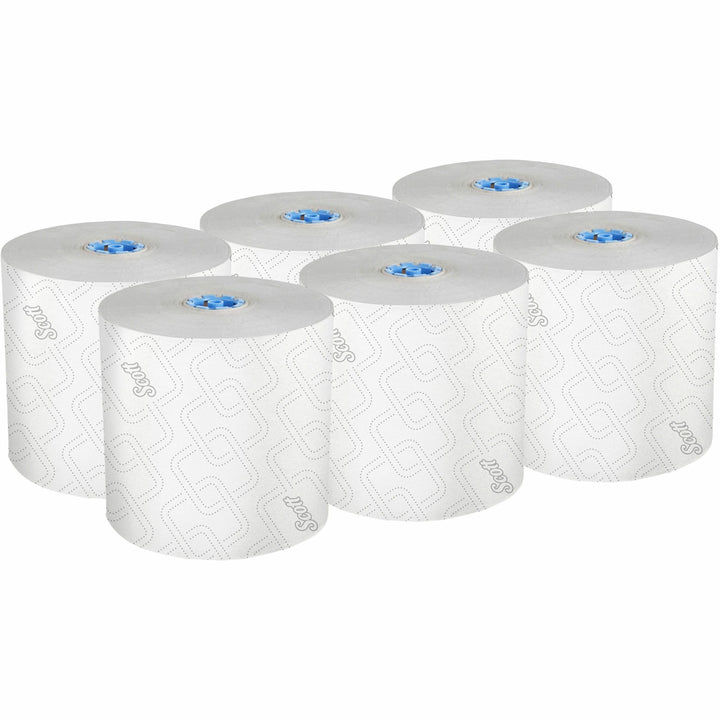 Image of Kimberly-Clark Professional Hard Roll Towels,1-3/4" Blue Core,7-1/2"x700',6RL/CT,WE