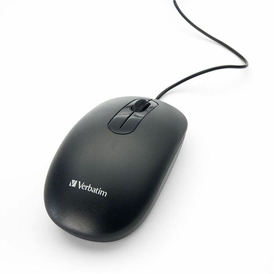 Image of Verbatim® Keyboard/Mouse,Wired,USB Type-A,Hot Keys,1000dpi,PC/Mac,BK