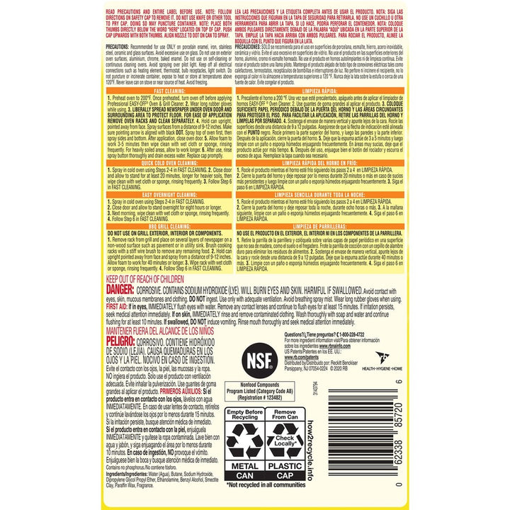 Image of Professional Easy-Off 85261 Heavy Duty Oven & Grill Cleaner