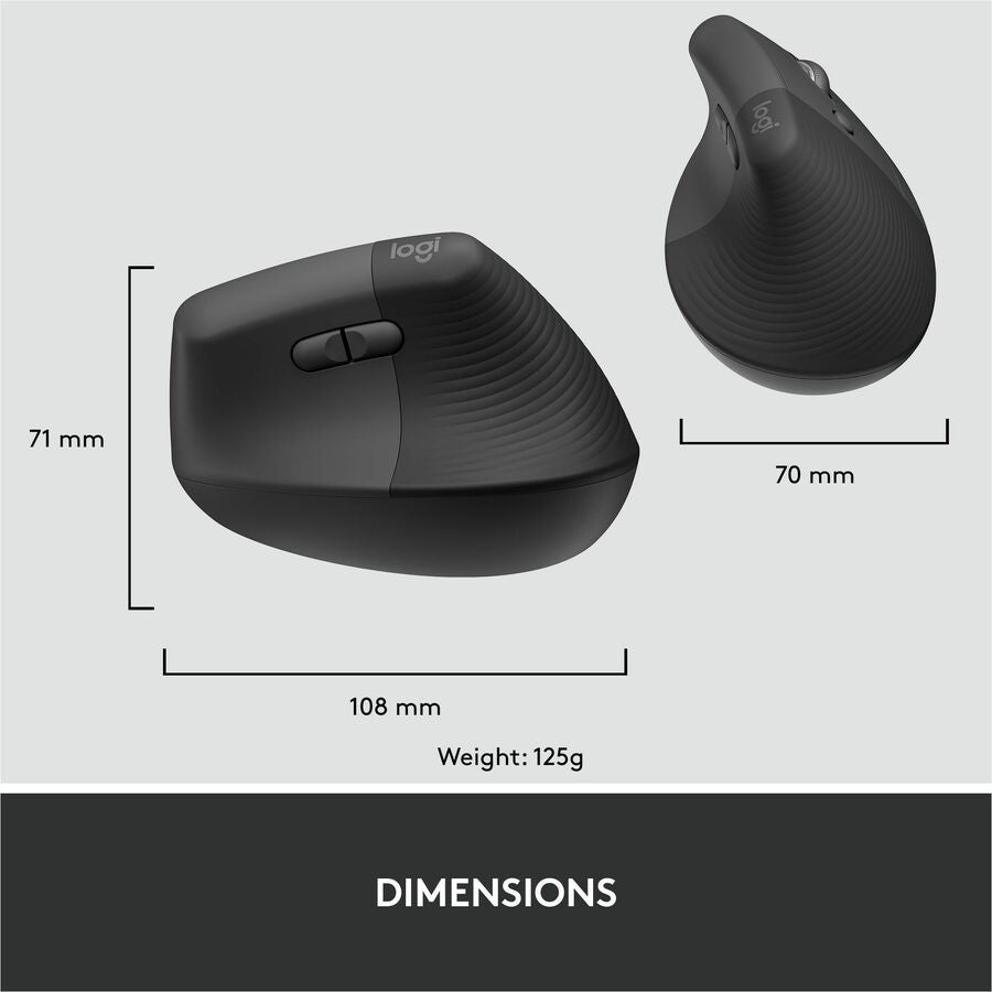 Image of Logitech 910-006491 Lift Ergo Mouse