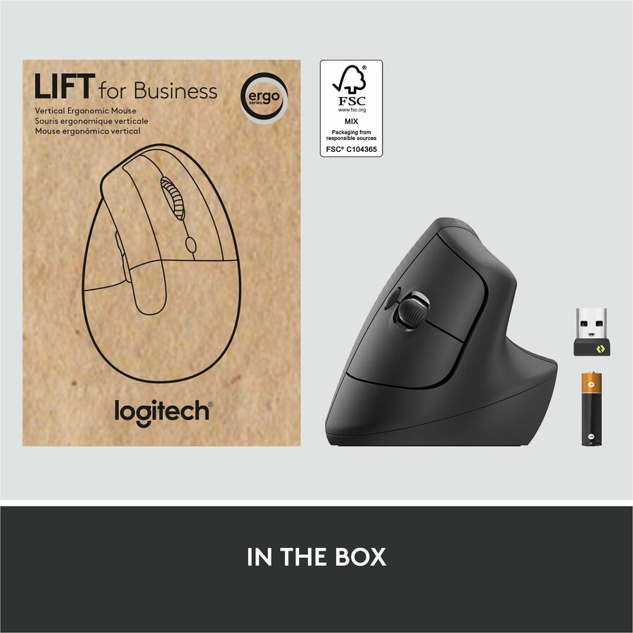 Image of Logitech 910-006491 Lift Ergo Mouse