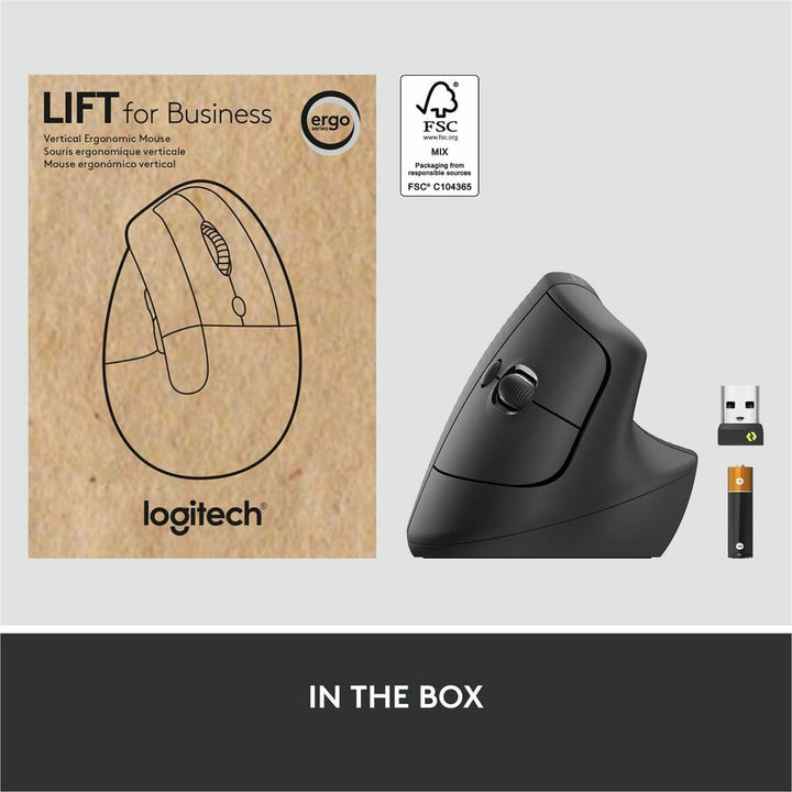 Image of Logitech 910-006491 Lift Ergo Mouse