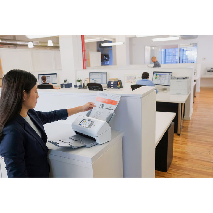 Image of Brother Professional Desktop Scanner ADS-4700W, 48-bit Color, 40 ppm (Mono), 40 ppm (Color), Duplex Scanning, USB, 1 Each