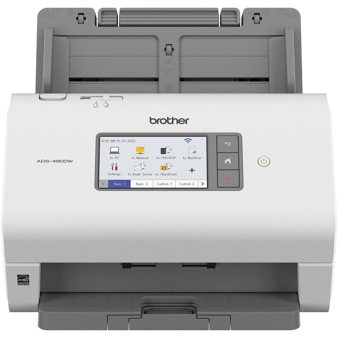 Image of Brother Scanner,Touchscreen,60ppm,100Pages,11.6"x7"x9.2",WE