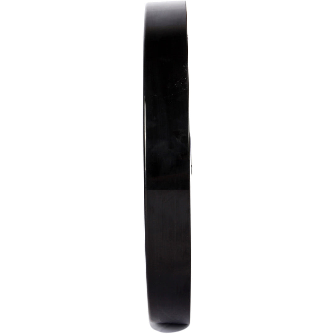 Image of Victory Light Clock,Wall,Plastic,11-3/4"Dia,1-3/4"D,Black/Gray