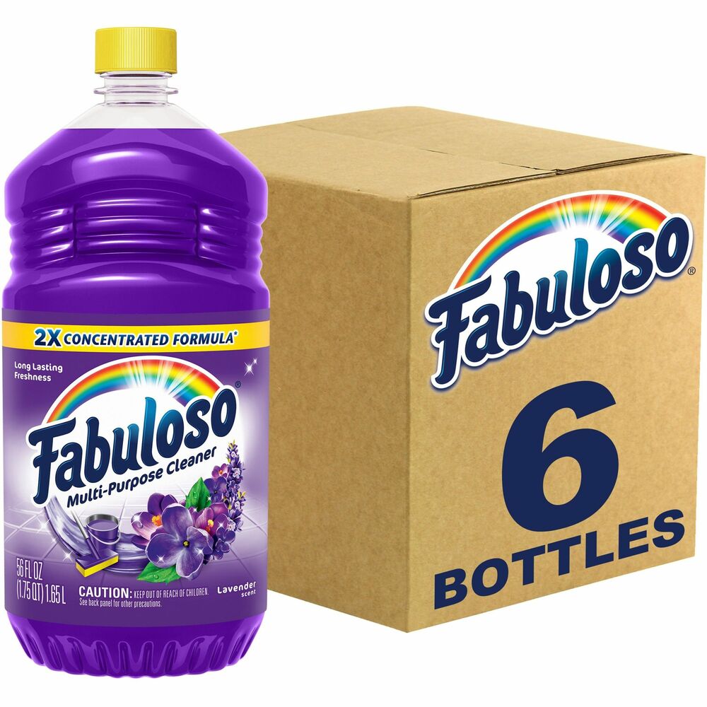 Image of Colgate Palmolive Cleaner, Multipurpose Lavender Scent, 56 fl oz, 6/CT, Purple