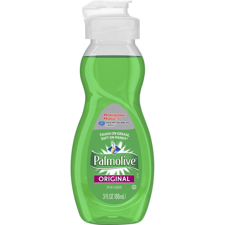 Image of Palmolive 201417 Original Dish Liquid, 3 fl oz (0.1 quart), Original Scent, Phosphate-free, pH Balanced, Green, 72 / Carton