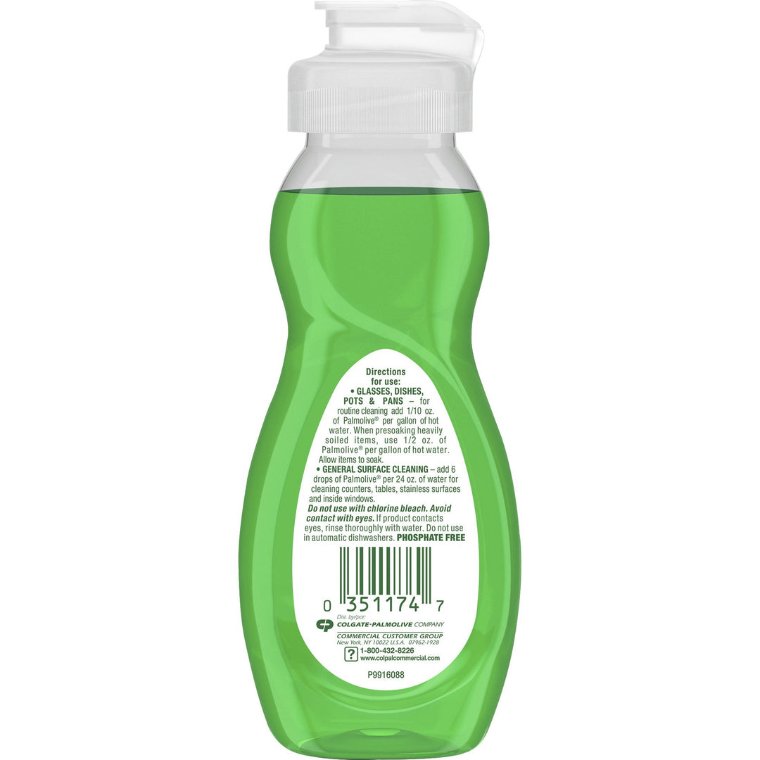 Image of Palmolive 201417 Original Dish Liquid, 3 fl oz (0.1 quart), Original Scent, Phosphate-free, pH Balanced, Green, 72 / Carton
