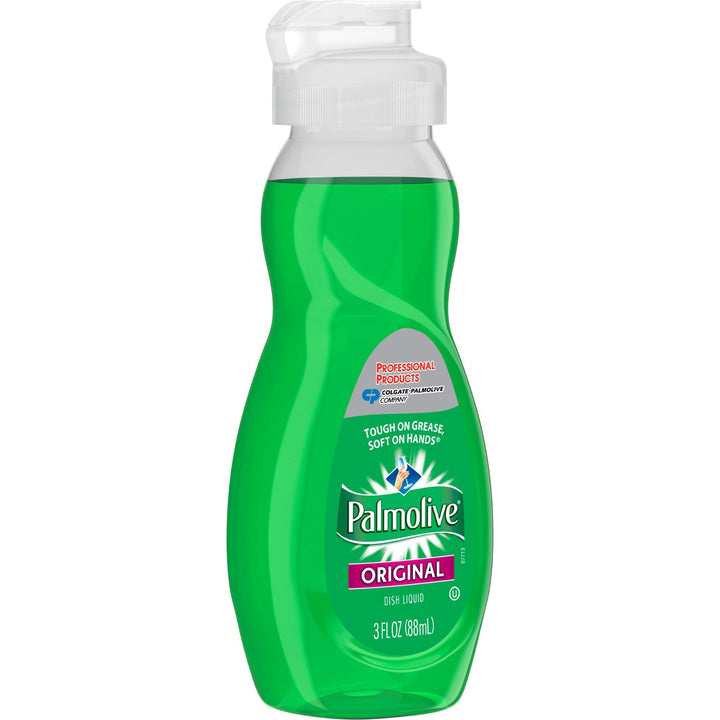 Image of Palmolive 201417 Original Dish Liquid, 3 fl oz (0.1 quart), Original Scent, Phosphate-free, pH Balanced, Green, 72 / Carton