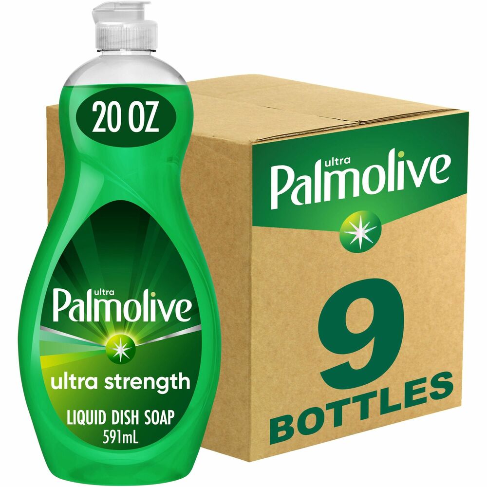 Image of Colgate Palmolive Dish Detergent, Liquid, Ultra-Strength, 20 fl. oz, 9/CT, GN