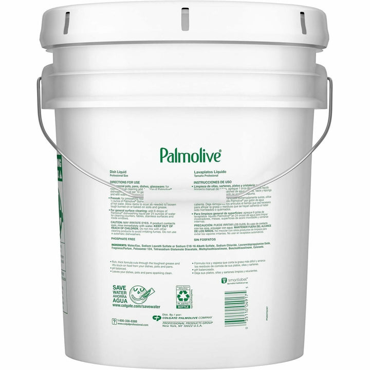 Image of Palmolive 204917 Professional Dishwashing Liquid, 640 fl oz (20 quart), Long Lasting, Phosphate-free, pH Balanced, Green, 1 Each